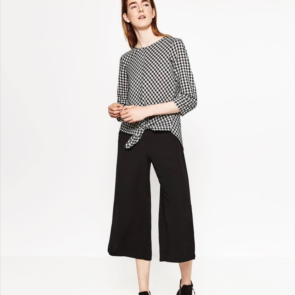 Zara basic gingham top - Picture 5 of 8